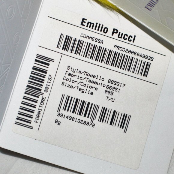 Emilio Pucci Yellow Rabbit Fur Muff Hand Warmer - Picture 5 of 6